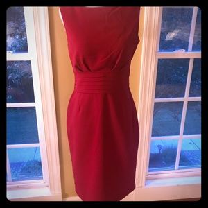Deep red Talbots dress